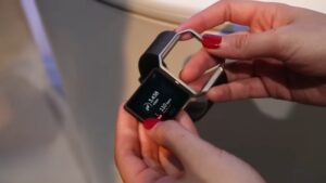 Person checks a smartwatch that tracks health data as part of the wellness industry shift toward real-time monitoring